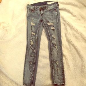 Pistola distressed skinny jeans